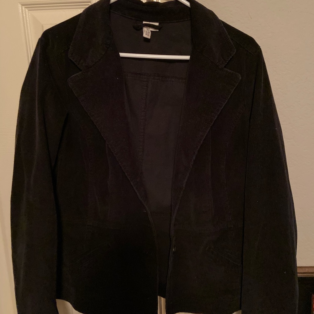 Black Corduroy Blazer